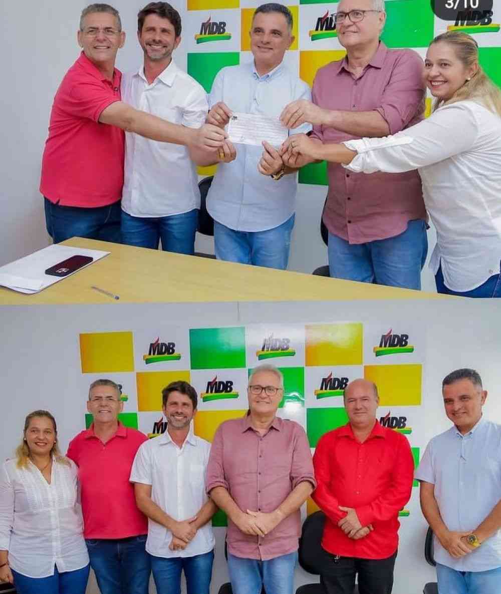 Vice-prefeito de União dos Palmares se filia no MDB presidido por Gabriela Lins, ex-primeira-dama; nas rapidinhas